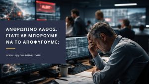 Read more about the article Ανθρώπινο λάθος. Γιατί δε μπορούμε να το αποφύγουμε;