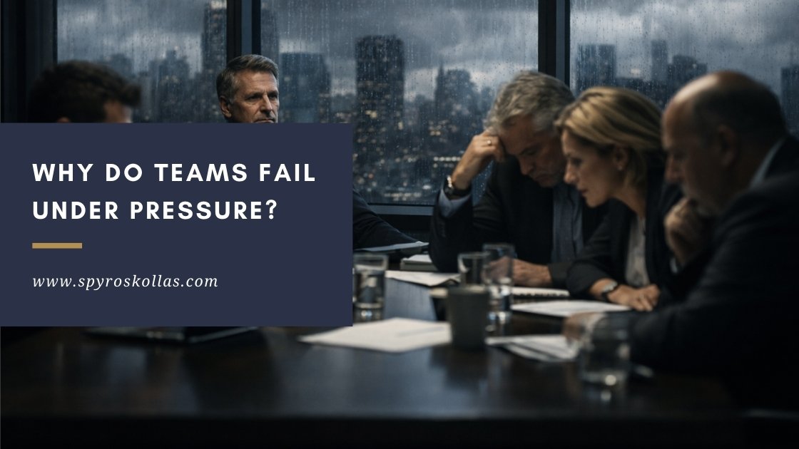 You are currently viewing Why do teams fail under pressure?