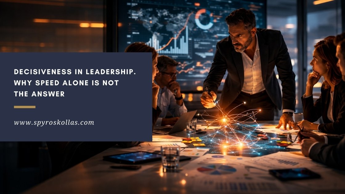 You are currently viewing Decisiveness in Leadership. Why Speed Alone Is Not the Answer